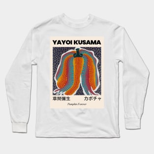 Yayoi Kusama Pumpkin Forever Exhibition Long Sleeve T-Shirt